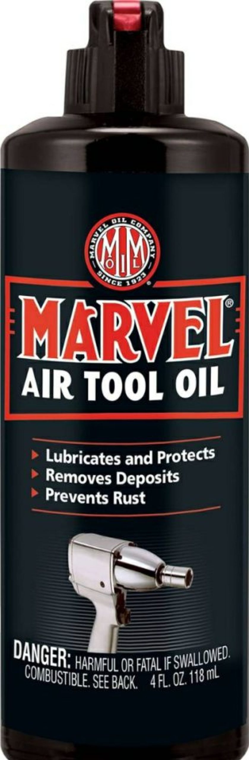 Marvel Air Tool Oil 4 Oz. Black Bottle | * Best