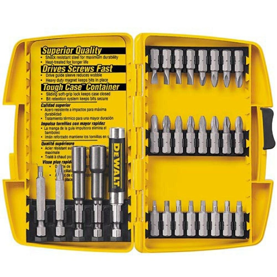 Dewalt 29 Piece Screwdriving Set With Tough Case | * Best