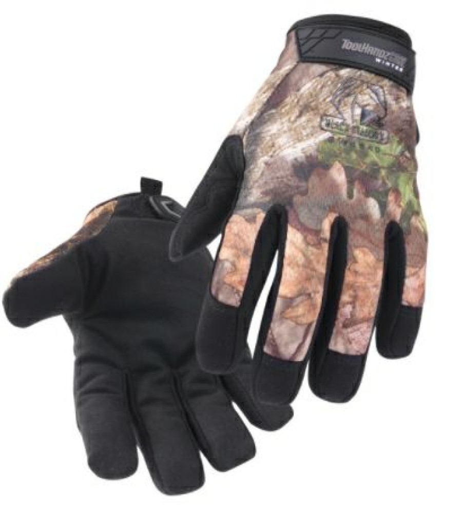 Black Stallion Toolhandz Core Mossy Oak Winter Mechanics Glove | * New