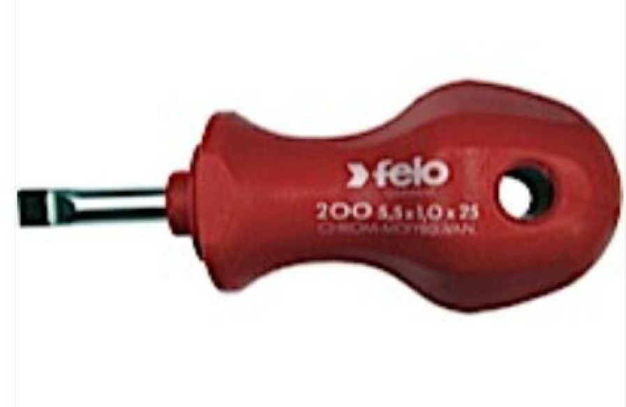 Felo 1/4 X 1 Slotted Stubby Screwdriver With Ppc Handle | * Best