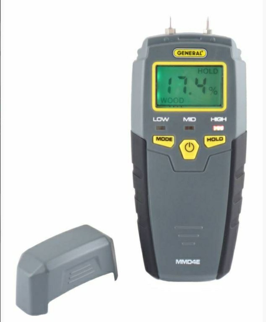 General Tools Mmd4E Pin-Type Lcd Moisture Meter | * New