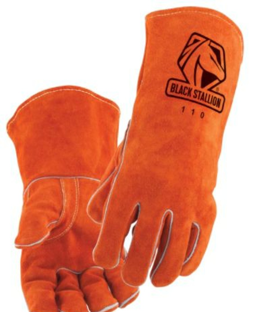 Black Stallion Select Shoulder Split Cowhide Stick Glove | * Online