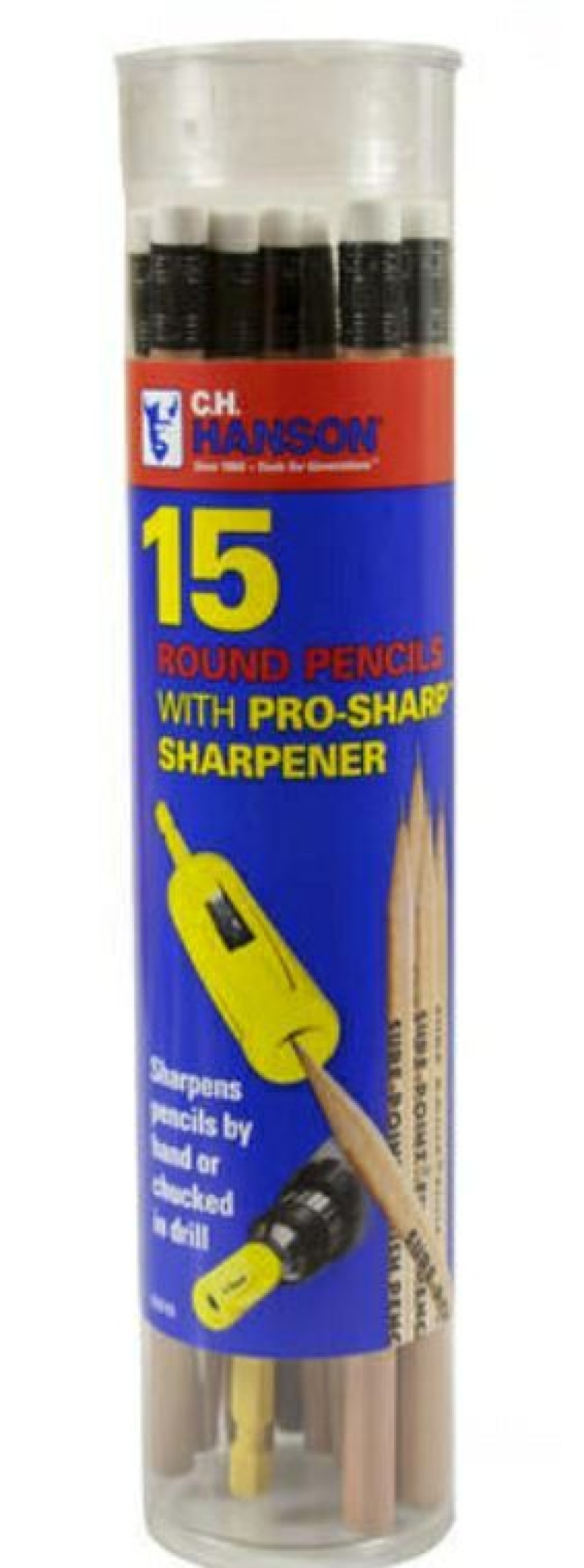 Ch Hanson Finishing Pencils With Sharpener, 15-Pack | * Online