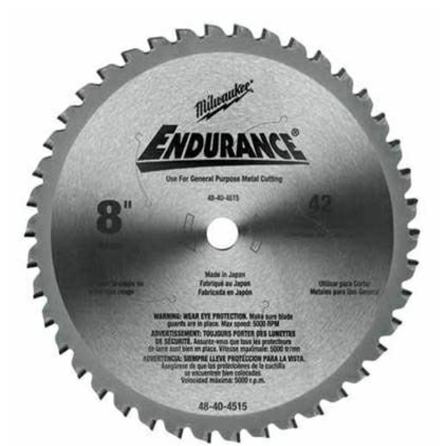 Milwaukee Circular Saw Blade 8 42 Tooth Dry Cut Cermet Tipped | * Clearance