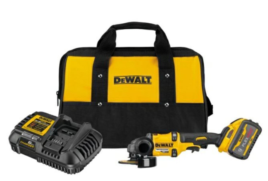 Dewalt Dcg418X1 Flexvolt 60V Max* Brushless 4 1/2 Inch 6 Inch Cordless Grinder | * New