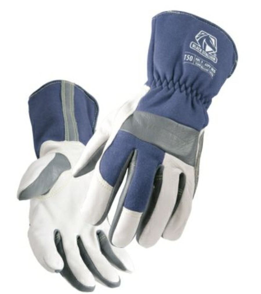 Black Stallion Premium Grain Goatskin & Fr Cotton Tig Welding Glove | * Clearance