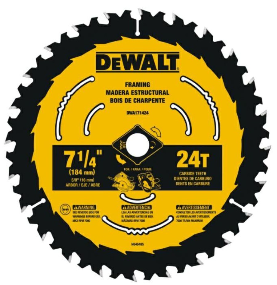 Dewalt Dwa171424B10 7 1/4 Inch Circular Saw Blade | * Best