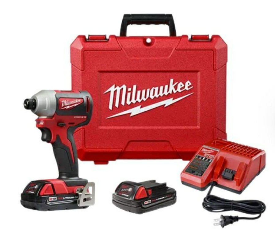 Milwaukee 2850-22Ct M18 1/4 Hex Impact Driver Kit | * Best