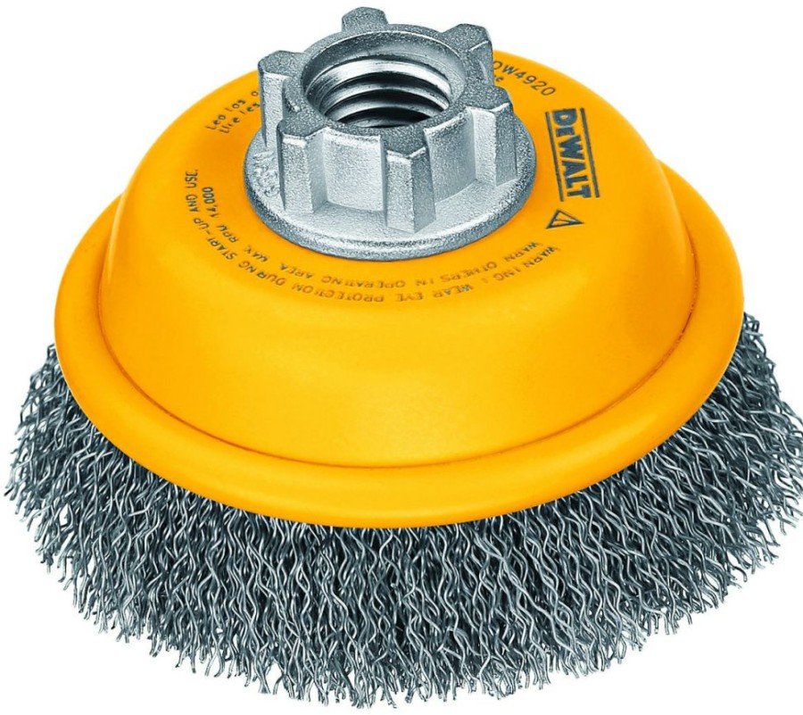 Dewalt 3 X 5/8 -11 Hp .014 Carbon Crimp Wire Cup Brush | * Hot