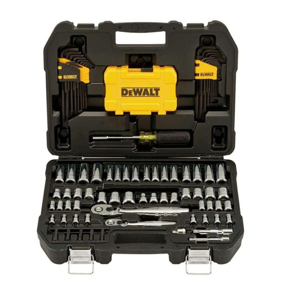 Dewalt 108 Pc. 1/4 & 3/8 Drive Mechanics Tools Set | * Best