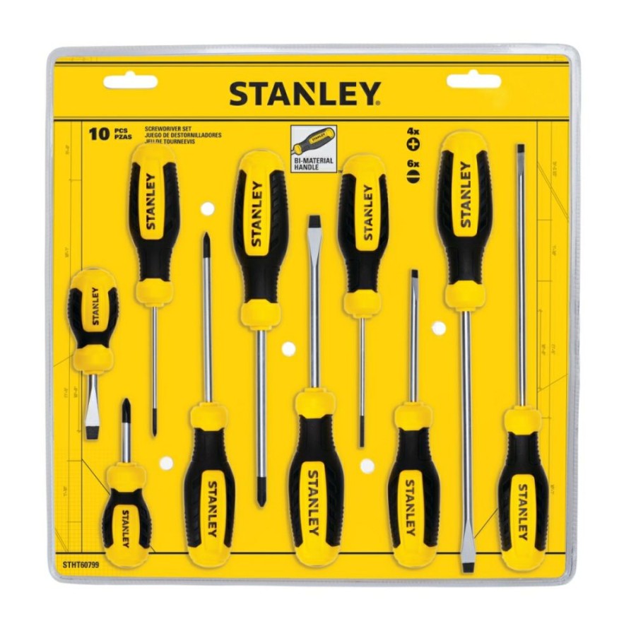 Stanley Tools 10Pc Screwdriver Set | * Clearance