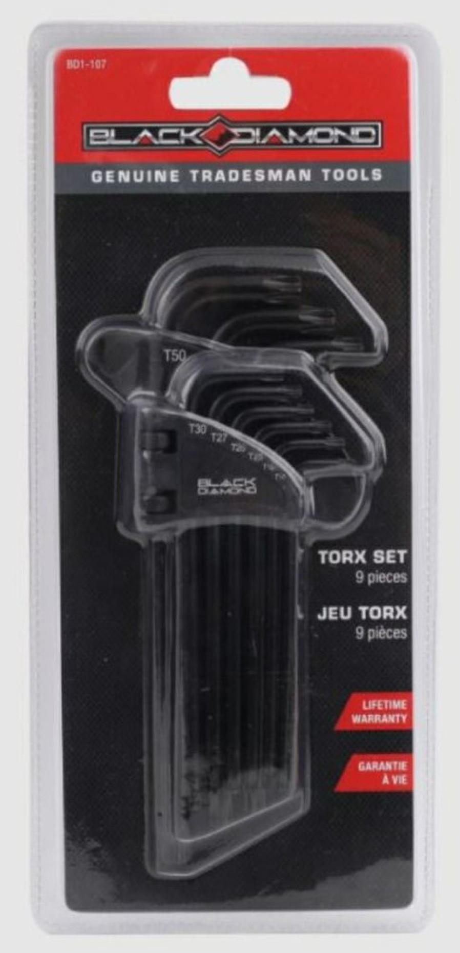 Black Diamond 9 Pc. Trox Key Set | * New