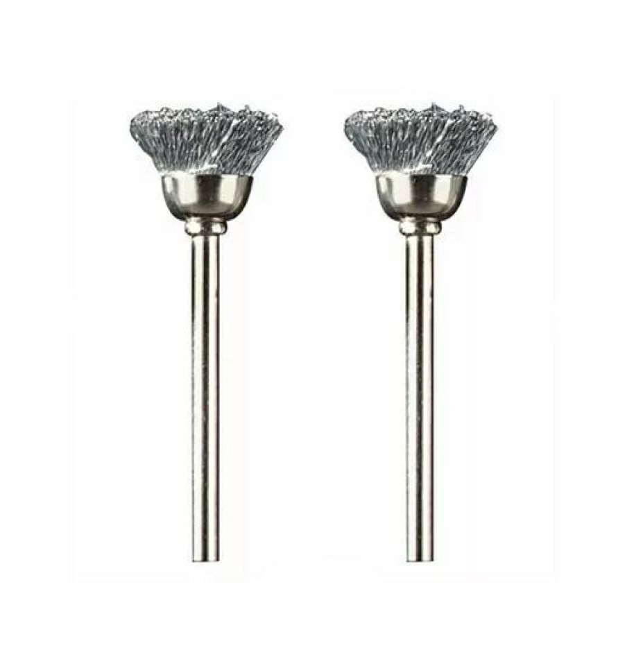 Dremel 442-02 1/2 Carbon Steel Brushes 2 Pack | * Hot