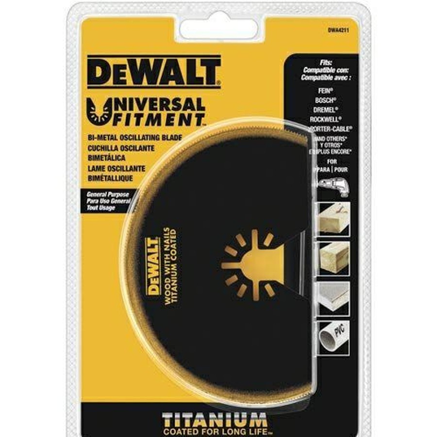 Dewalt Oscillating Titanium Semicircle Blade | * Online