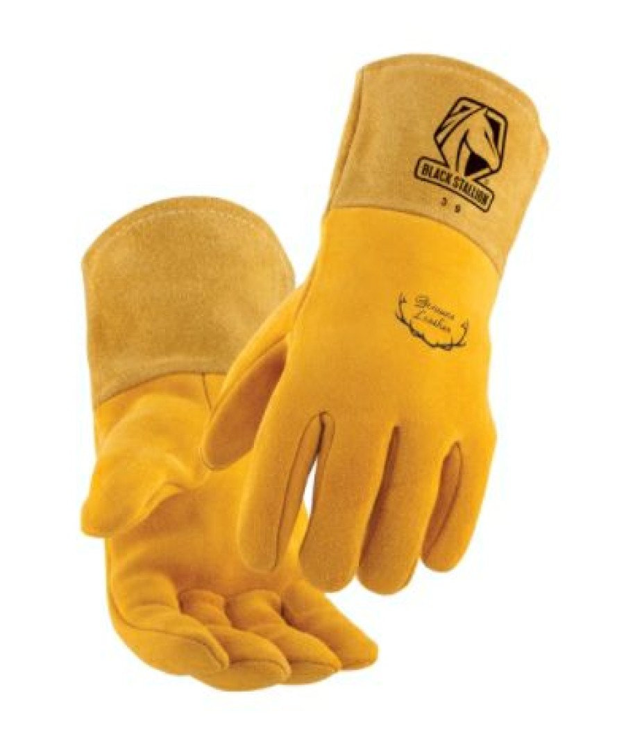 Black Stallion Mightymig Premium Deerskin Mig Glove | * Best