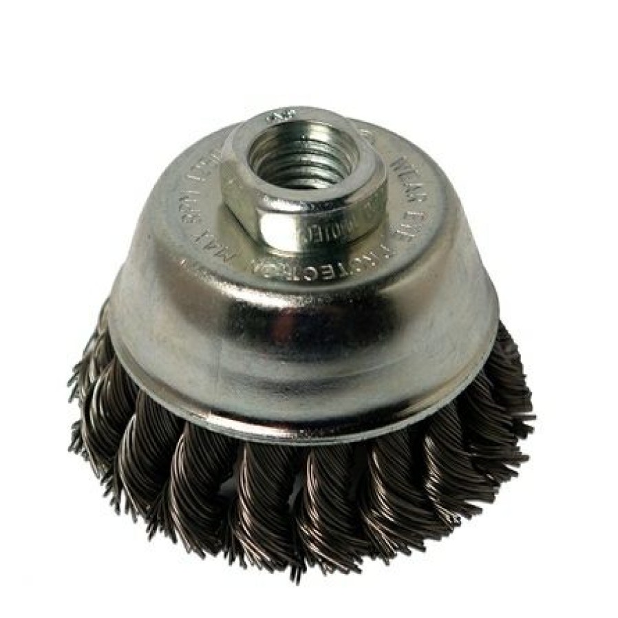 Hobart 770380 3 5/8-11 Inch Notted, 12500 Rpm, .014 Wire Diameter Cup Brush | * Hot