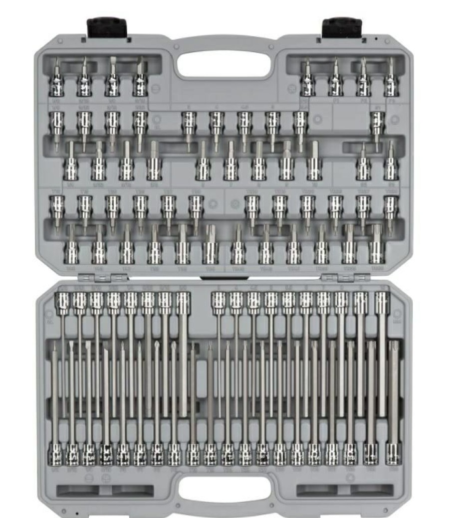 Tekton 3/8 91 Pc. Drive Hex, Torx, Tr Torx, Phillips, Slotted, Square Bit Socket Set | * Hot