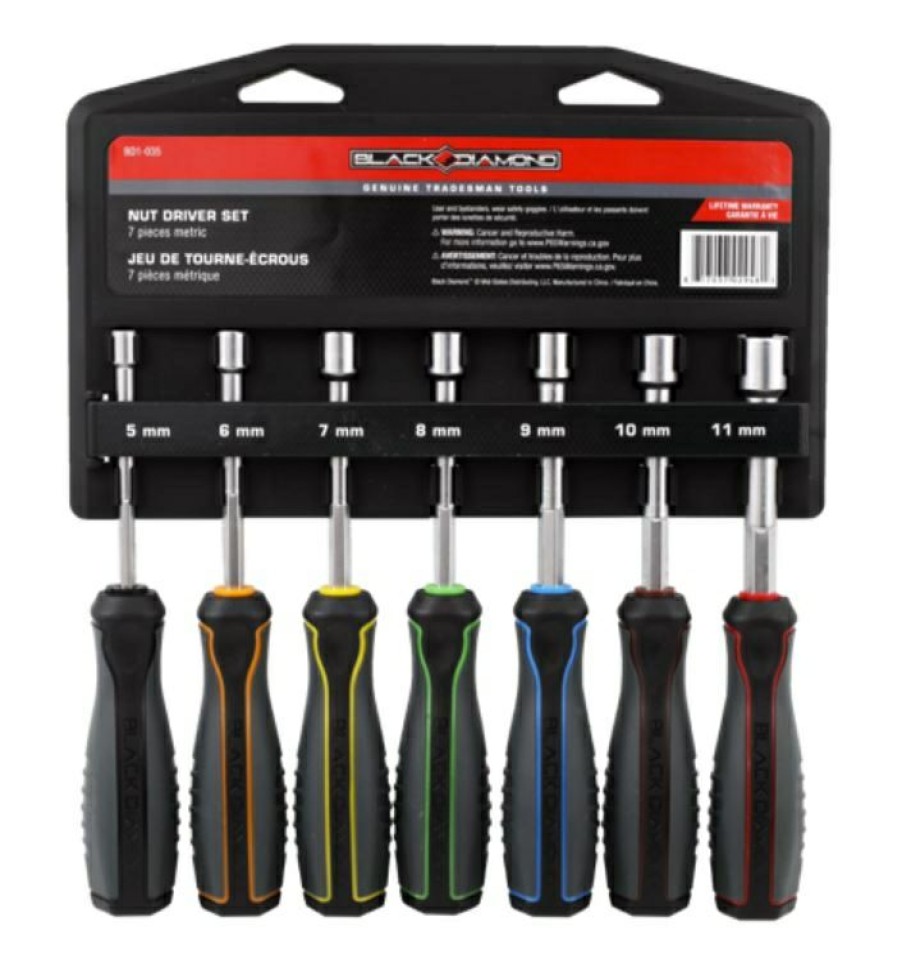 Black Diamond 7 Pc. Metric Nut Driver Set | * Online