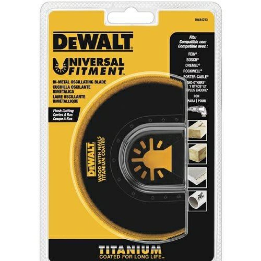 Dewalt Titanium Oscillating Flush Cut Blade | * New