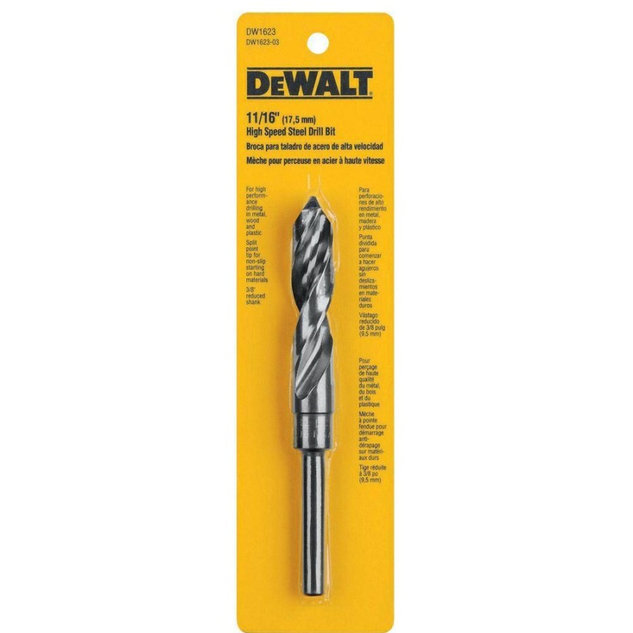 Dewalt 6 Reduced Shank Black Oxide Drill Bits | * Hot