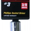 Pro Grade 3/8 Drive Phillips Socket | * Wholesale