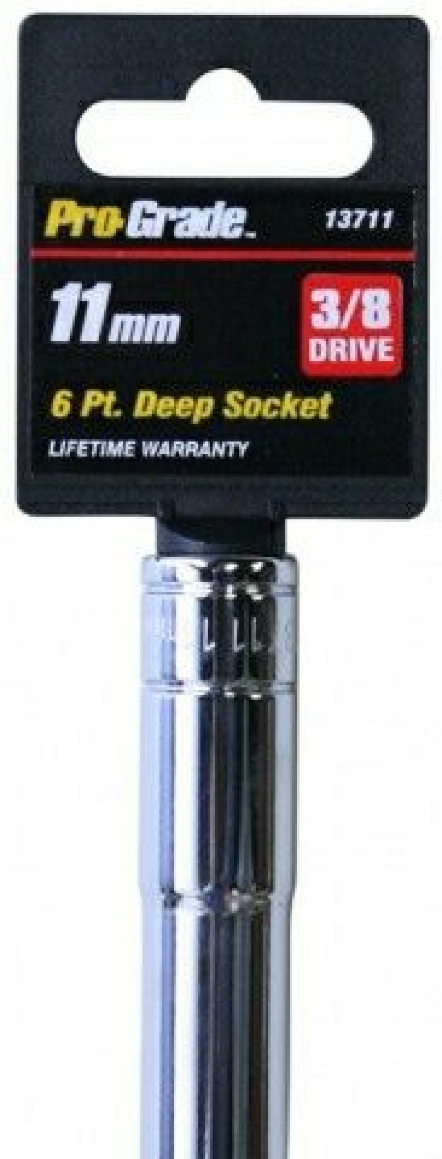 Pro Grade Metric 3/8 Drive 6 Point Deep Well Socket | * Clearance