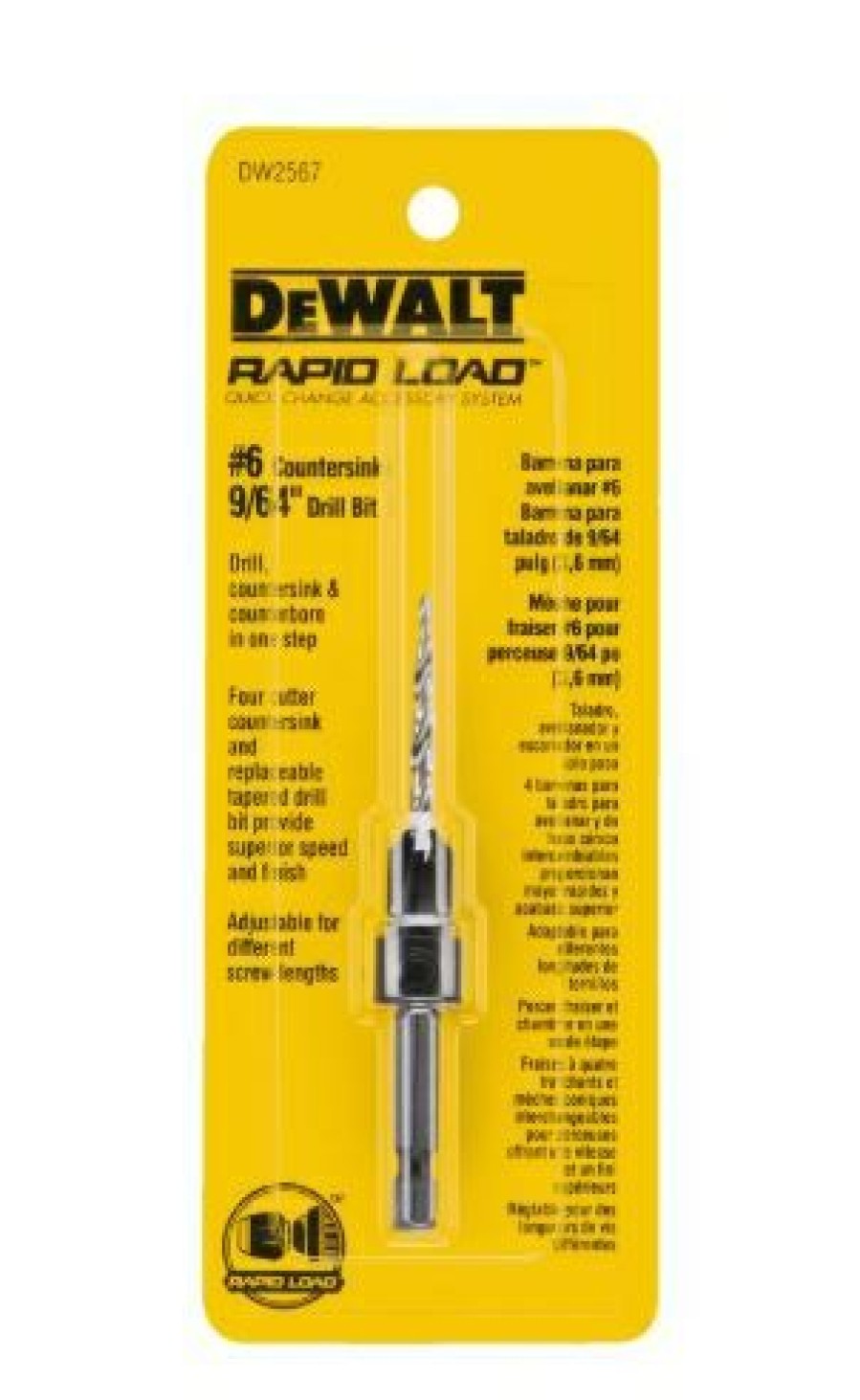 Dewalt #6 Countersink With 9/64 Drill Bit | * Clearance