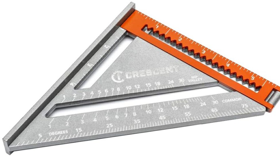 Crescent Ex6 2-In-1 Extendable Rafter Square 6 To 12 Straight Edge | * New