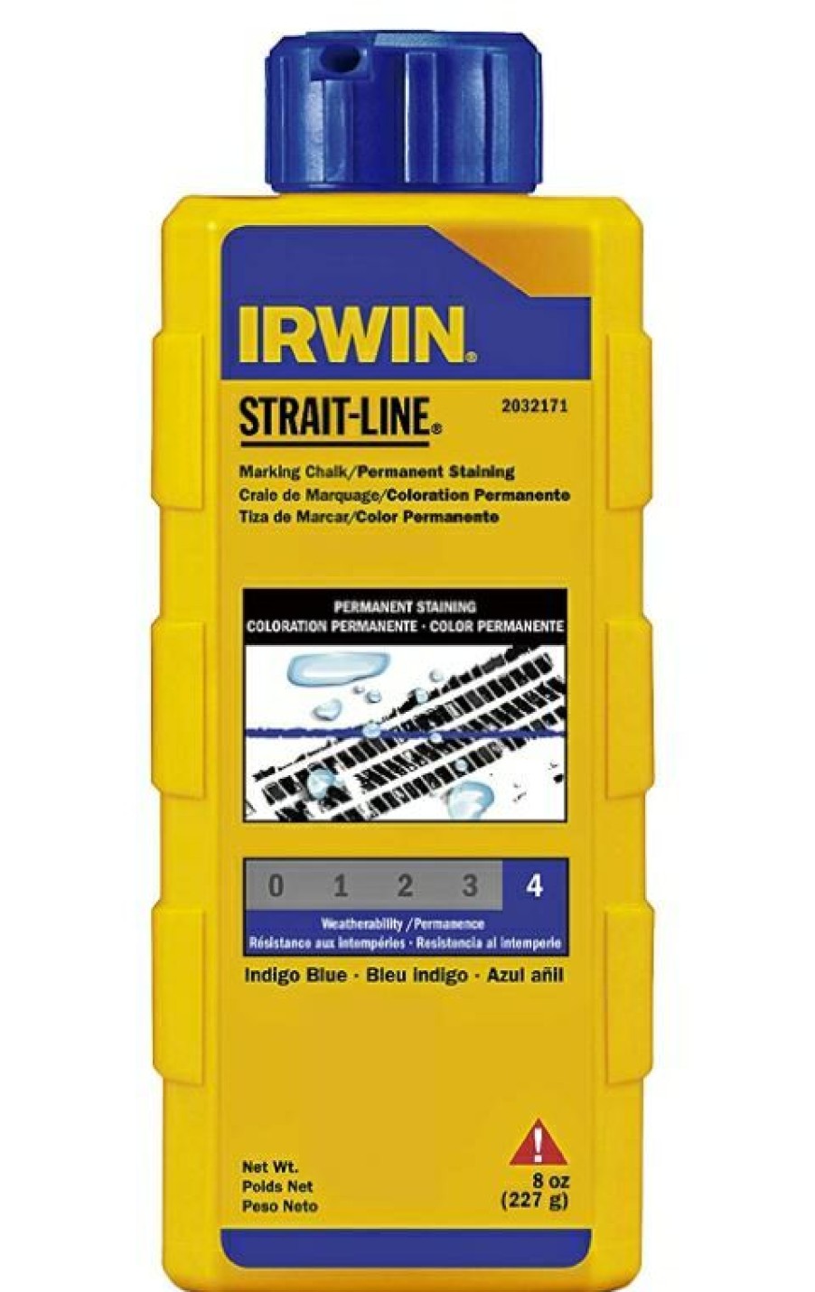 Irwin Strait-Line Standard Blue Marking Chalk, 8 Oz. | * New