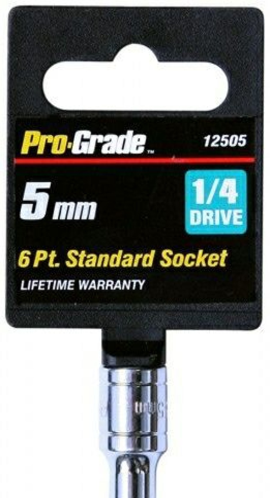 Pro Grade Metric 1/4 Drive 6 Point Socket | * Online