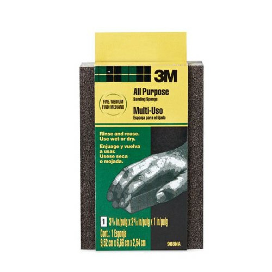 3M Sanding Sponge Extra Fine/Fine 120/80 Grit | * Hot