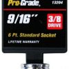 Pro Grade 3/8 Drive 6 Point Socket | * Best