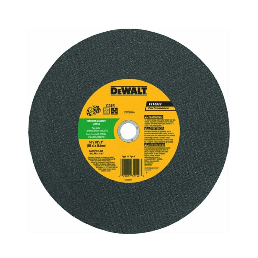 Dewalt Hp Masonry Cutting High Speed Wheels Type 1 | * Hot