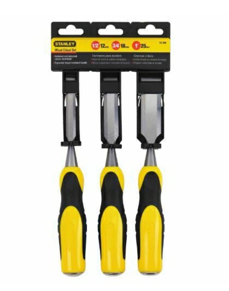 Stanley 3 Piece Wood Chisel Set | * Hot