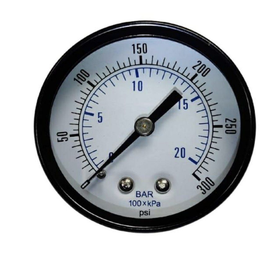 C'Aire Gauge, 300 Psi, 1/4" Center Mt | * Clearance