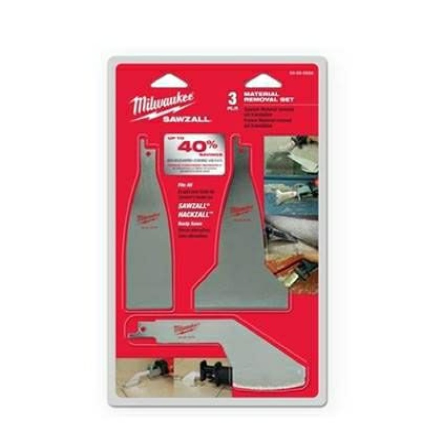 Milwaukee 3Pc Material Removal Blade Set | * Clearance