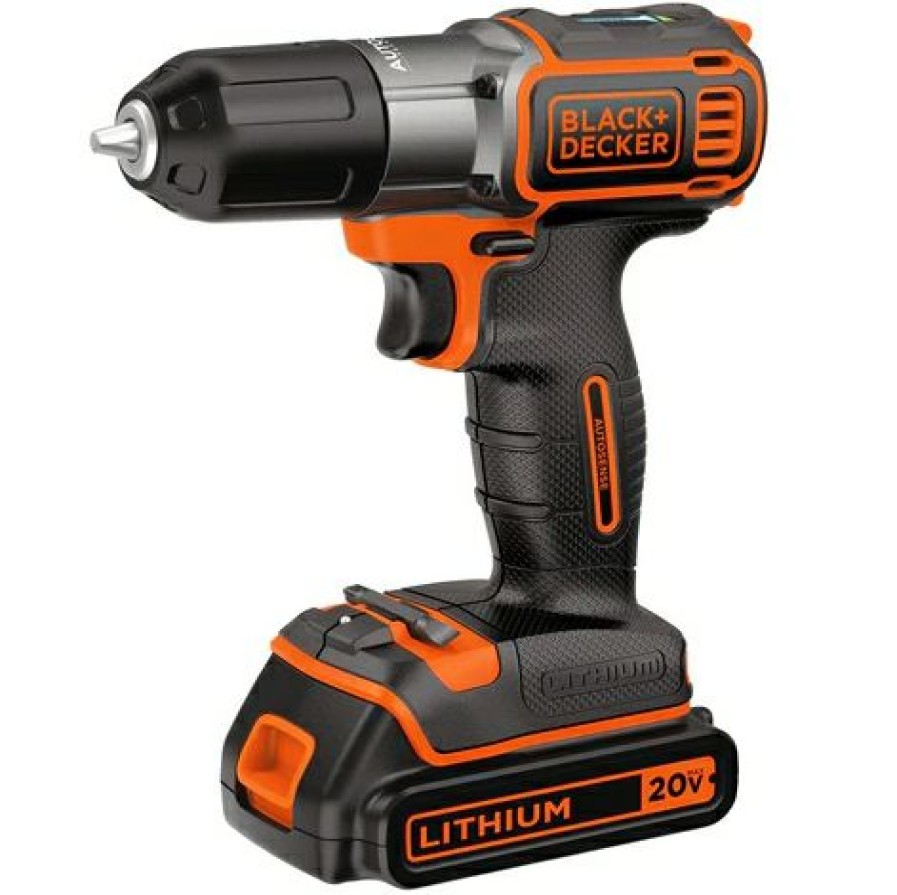 Black & Decker 20V Max Lithium Drill/Driver With Autosense Technology | * Best