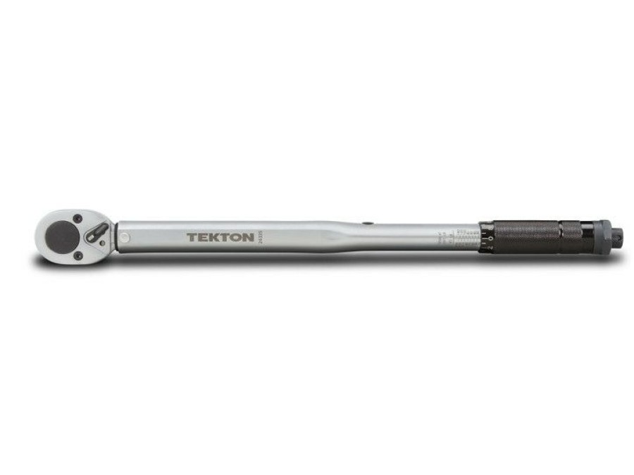 Tekton 24335-S 1/2 Inch Drive Click Torque Wrench (10-150 Ft.-Lb.) | * New