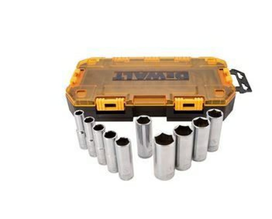 Dewalt 10 Pc. 1/2 Drive Deep Socket Set | * Hot