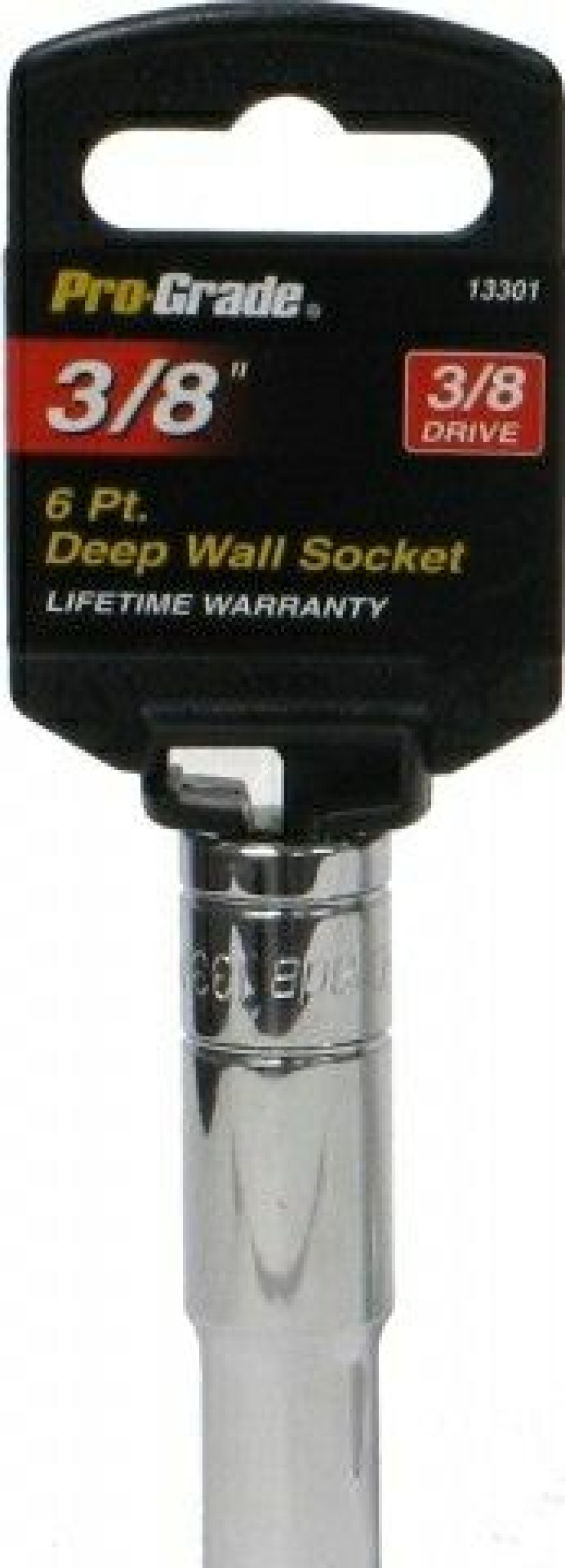 Pro Grade Standard 3/8 Drive 6 Point Deep Well Socket | * Online