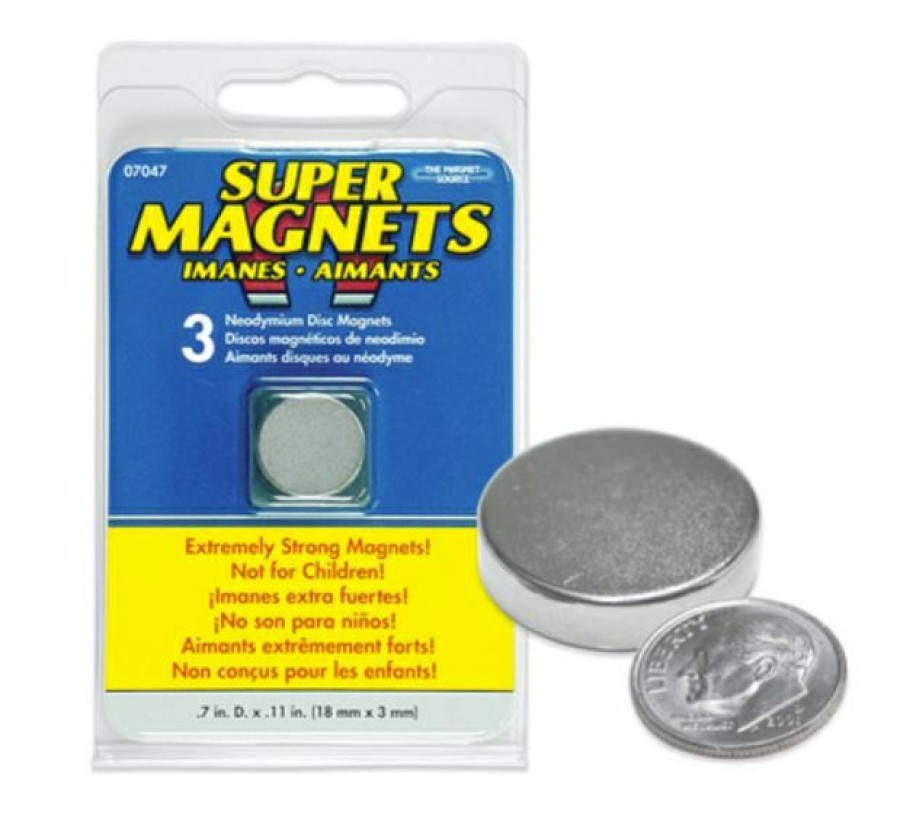 Master Magnetics .7 X .11 Super Magnet Disc (3-Pack) | * Best