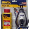 Irwin Tools Speed-Line Pro Chalk Reel & Red Chalk Combo | * New