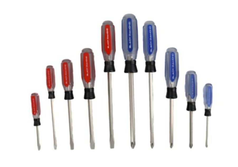 Black Diamond 10 Pc. Acetate Handle Screwdriver Set | * Online