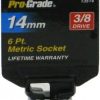 Pro Grade Metric 3/8 Drive 6 Point Socket | * Clearance