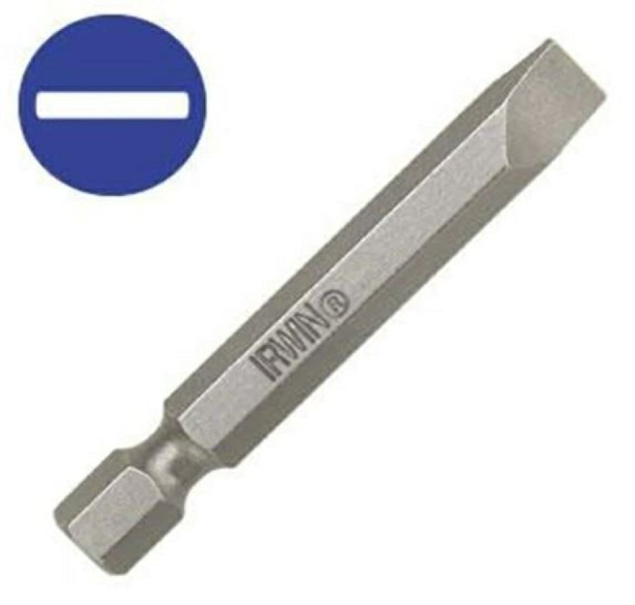 Irwin Power Bit, #8-10 Drive, Slotted Drive, 1/4 In Shank | * Hot