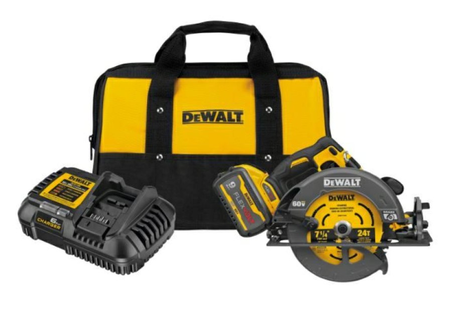 Dewalt Dcs578X1 Flexvolt 60V Max* Brushless 7 1/4 Inch Cordless Circular Saw With Brake Kit | * Best