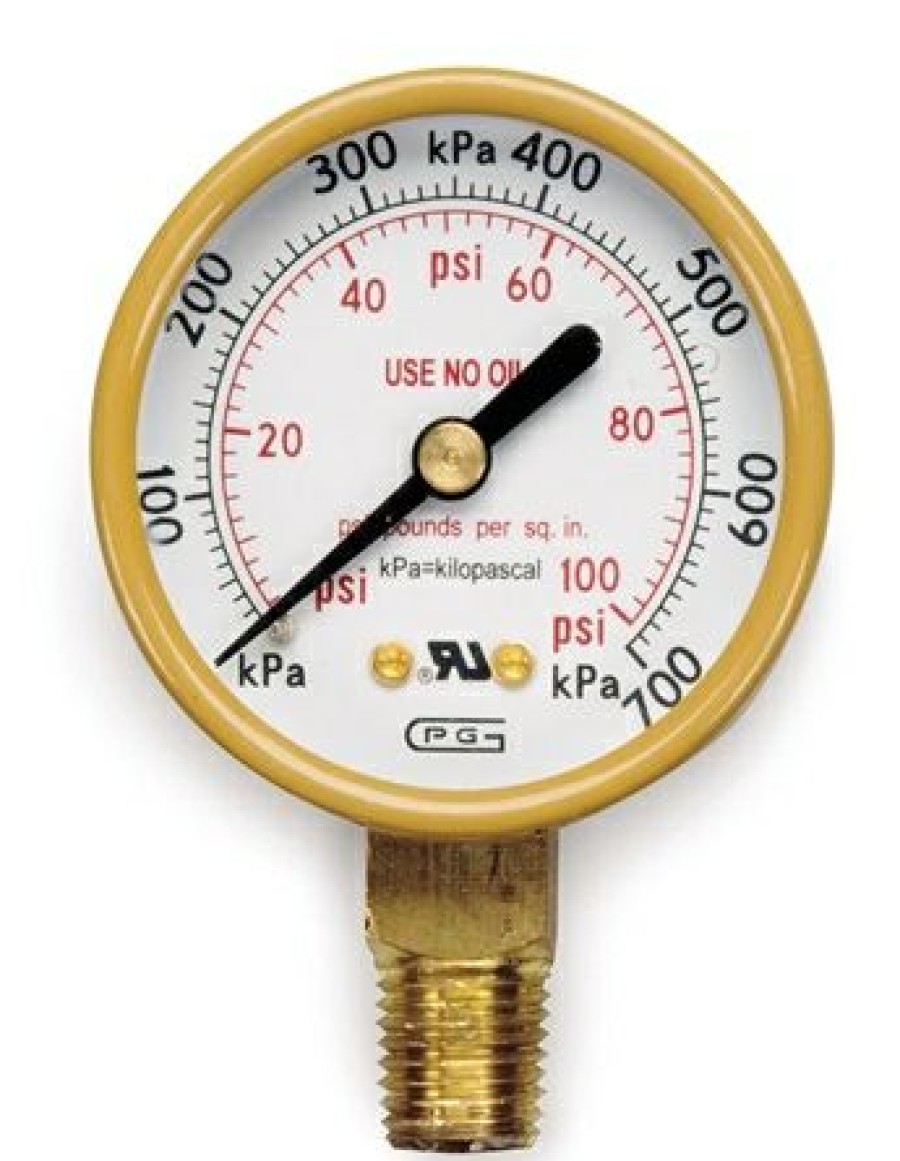 Hobart 770127 Lp/Acetylene Low/Line Pressure Gauge (0 To 30 Psi) | * New