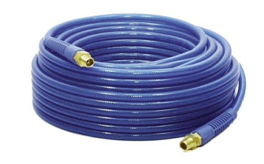 Apache 1/4 Urethane/Brass Reinforced Roofing Air Hose Assembly, 200 Psi Maximum Pressure | * Clearance