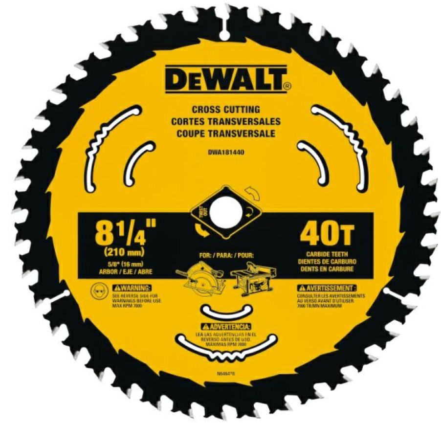 Dewalt Dwa181424 8 1/4 Inch Circular Saw Blade | * Wholesale