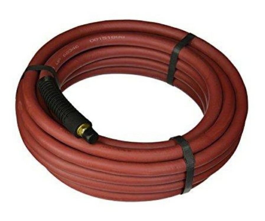 Apache 3/8 X 25 300 Psi Red Rubber Air Hose Assembly | * Wholesale